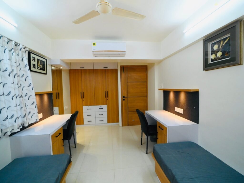 Image Showing Metrocity Girls Hostel with Double Sharing Room In Kothrud Bhelke Nagar Pune