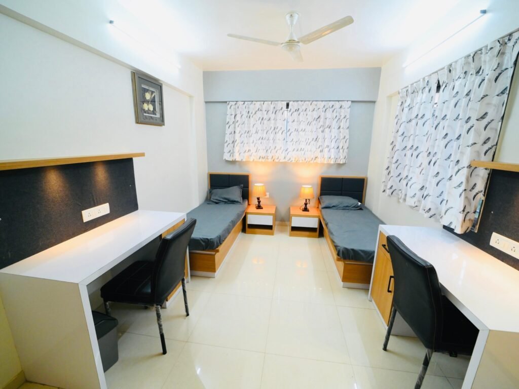 Image Showing Metrocity Girls Hostel with Double Sharing Room In Kothrud Bhelke Nagar Pune