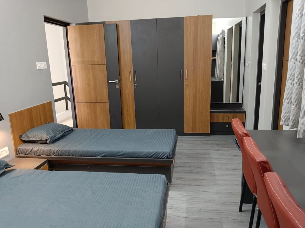 Image Showing Metrocity Boys Hostel with Double Room Sharing In Kothrud Mayur Colony Pune